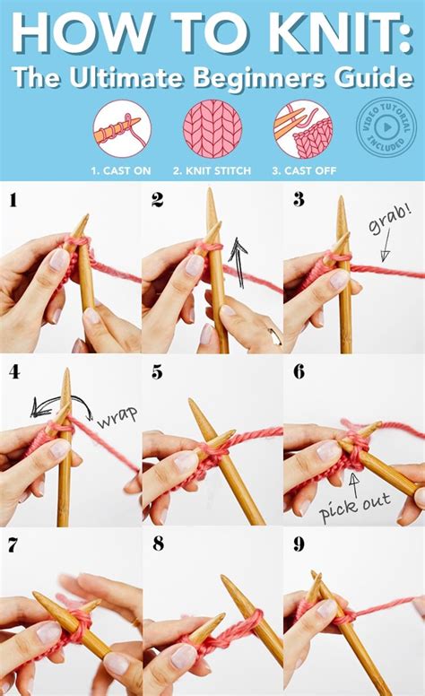 how to knit for dummies.